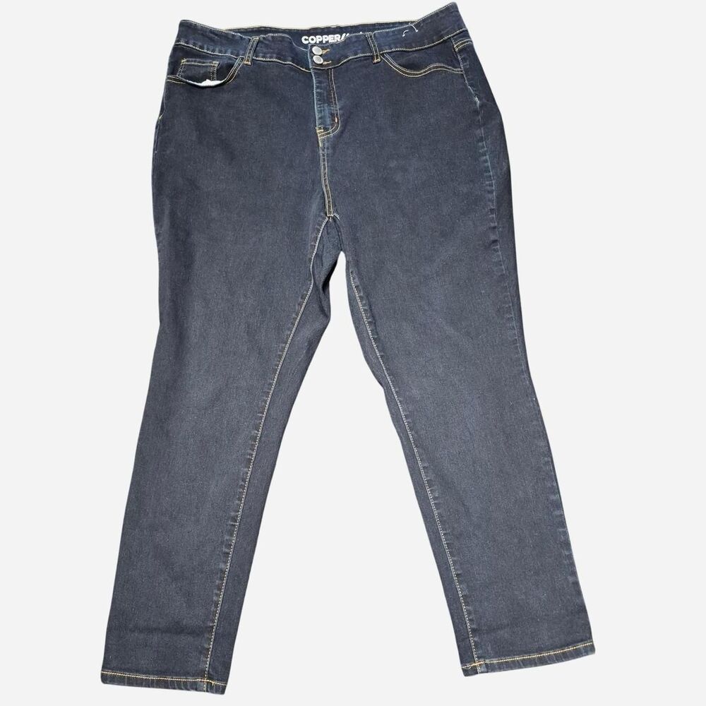 Copper Flash High Rise Women's Navy and Blue Jeans Size 20W